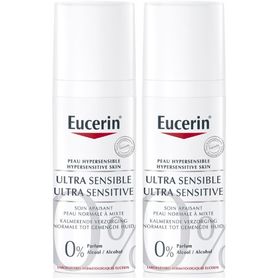 Eucerin® UltraSENSIBLE Peau Hypersensible UltraSENSIBLE Soin Apaisant Peau Normale à Mixte