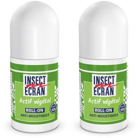 INSECT ECRAN - Roll-on Anti -Moustiques - Protection zones ciblées de la peau contre les piqûres de moustiques - Moustiques  & tiques -  Eucalyptus citriodora oil (H/C) 20% - 50ml