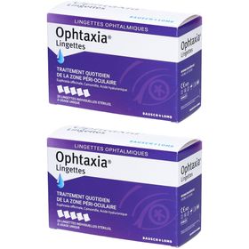 Ophtaxia Lingettes Hygiène & Soin Quotidien des Paupières & des Cils