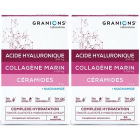 GRANIONS Collagène marin acide hyaluronique céramides + niacinamide