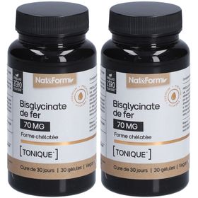 Nat&Form Bisglycinate de fer en gélules