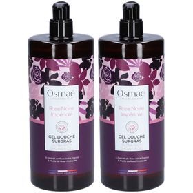 Osmaé Gel douche surgras Rose Noire Impériale à la rose musquée