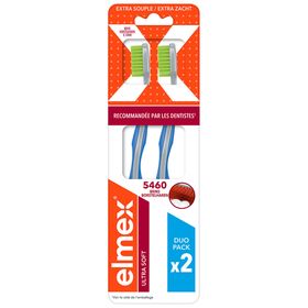 ELMEX Brosse à Dents Ultra Soft Duo Pack