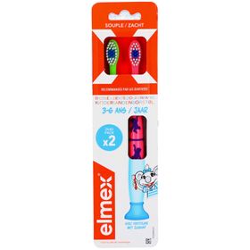 ELMEX Brosse à Dents Enfants 3-6 ans DUO