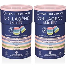 UPSA x NOURISHED - Gummies 7en1 Collagène Skin Lift - Boîte de 30 gummies