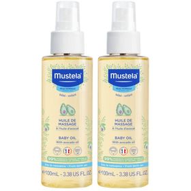 mustela® bébé Huile de massage en spray pour peau normale