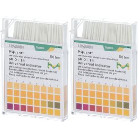 Bandelettes indicatrices de pH 0-14
