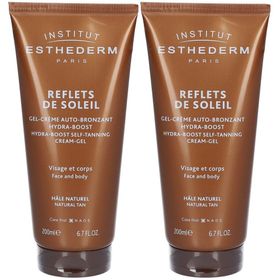 INSTITUT ESTHEDERM REFLETS DE SOLEIL GEL-CRÈME AUTO-BRONZANT HYDRA-BOOST