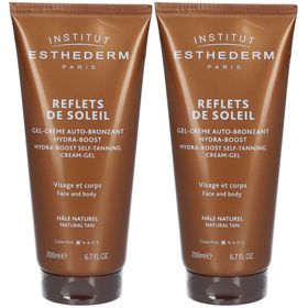 INSTITUT ESTHEDERM REFLETS DE SOLEIL GEL-CRÈME AUTO-BRONZANT HYDRA-BOOST