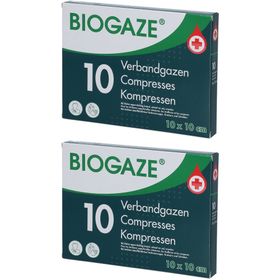 Biogaze® 10 Compresses stériles 10x10cm