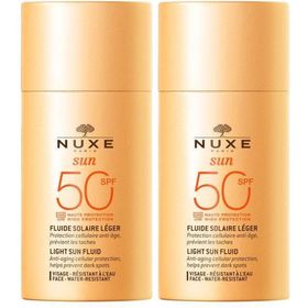 NUXE Sun Fluide Léger Haute Protection SPF50 Visage
