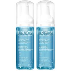 URIAGE Mousse d'eau nettoyante à l'extrait d'delweiss bio