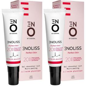 Enoliss Perfect Skin 20 AHA, Gel rénovateur nuit micro-peeling à l'acide glycolique, tube