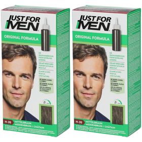 JUST FOR MEN® Shampooing colorant Châtain H-35