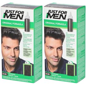 JUST FOR MEN Shampooing Colorant Noir