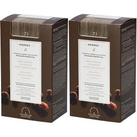 KORRES Huile d'argan Coloration Permanente BLOND CENDRÉ 7.1