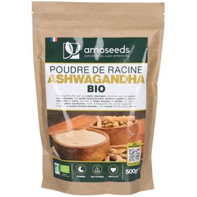 AMOSEEDS Ashwagandha en Poudre Bio