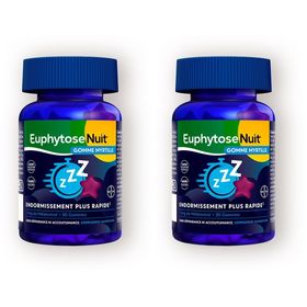 EuphytoseNuit® Gomme Myrtille Sommeil Mélatonine 30 Gommes