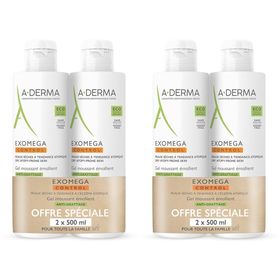 A-DERMA - Exomega Control Gel Moussant Émollient Peau Atopique