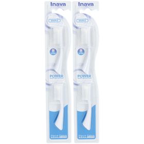 INAVA Recharges Brosse à Dents Blanc