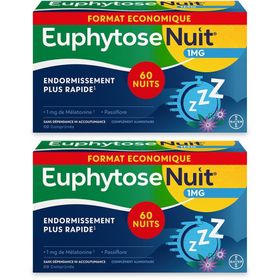 Euphytose Nuit – Complément alimentaire sommeil à la mélatonine et passiflore