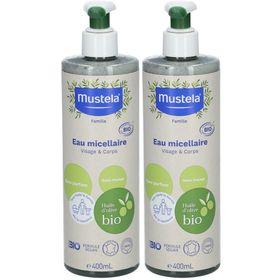 mustela® Eau micellaire Sans rinçage certfiée BIO