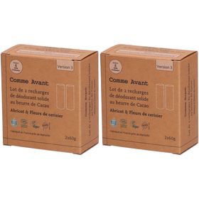COMME AVANT Recharges Déodorant Solide Abricot & Fleurs de cerisier
