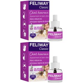 FELIWAY RECHARGE - Solution recharge pour diffuseur électrique Feliway, 48 ml, 30 jours  -