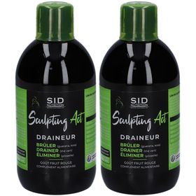 S.I.D Nutrition Sculpting Act Draineur Goût Fruit Rouge