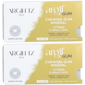 Argiletz 12 Chewing-gums Sans Sucre Citron