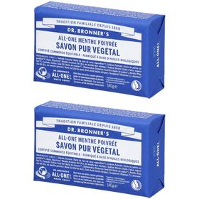 DR.BRONNER'S Savon Pur Végétal All-one Menthe Poivrée