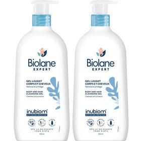 Biolane Expert - Gel Corps et Cheveux - Peaux Sensibles