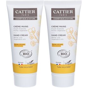 Cattier Crème mains sèches Argile blanche
