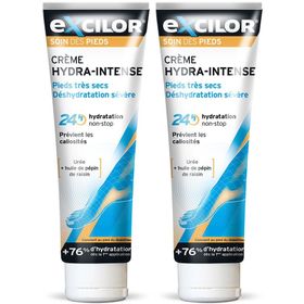 EXCILOR - Hydra-Intense - Crème Pieds Secs - Prévient l'apparition de callosités - Soin des pieds - 125 ml