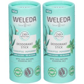 WELEDA Déodorant solide 24H Eucalyptus Menthe poivrée