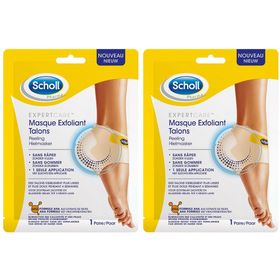 Scholl Masque Pieds Exfoliant Talons 1 paire