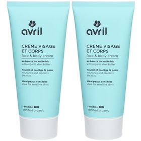 Avril Crème Visage & Corps Certifiée BIO