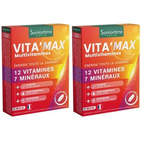 Santarome Vita’Max – Multivitamines dès 12 ans avec plantes et bourgeons