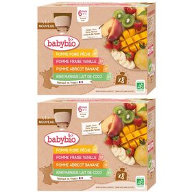 Babybio MULTI-PARFUMS GOURDES FRUITS dès 6 mois