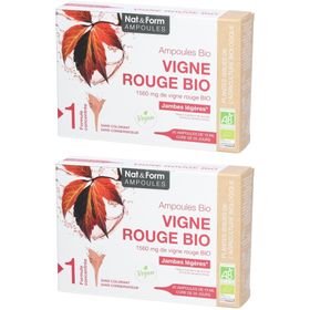 Nat&Form Ampoules Vigne rouge bio