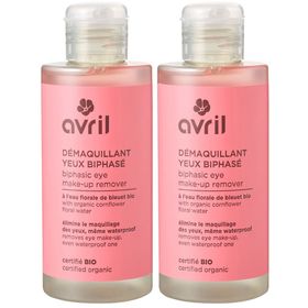 Avril Démaquillant yeux biphasé Certifié BIO