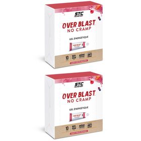 STC NUTRITION Over Blast No Cramp Gel Energétique Goût Fruits Rouges