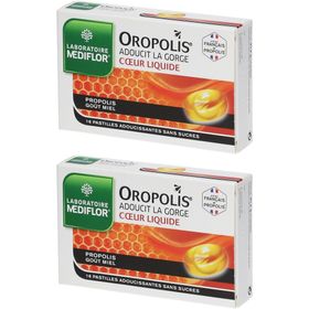 Oropolis Cœur liquide Pastilles pour la gorge