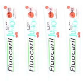 FLUOCARIL Junior - Gel dentifrice bi-fluoré, fruits rouges - 6-12 ans