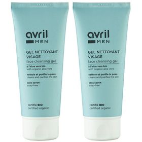 AVRIL MEN GEL NETT VIS BIO 100ML x2