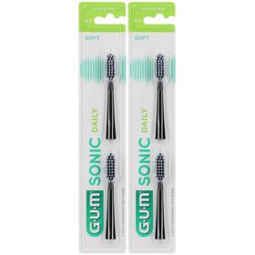 GUM SONIC DAILY BROSSETTE - Brossette de rechange pour brosse à dents électrique GUM Sonic