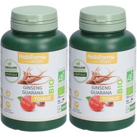 NAT&FORM BIO GINSENG/GUAR GEVEG200 x2