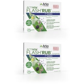 ACTIVOX FLASH'RUB 1ERS SIGNES - Comprimé, complément alimentaire à base de plantes, vitami