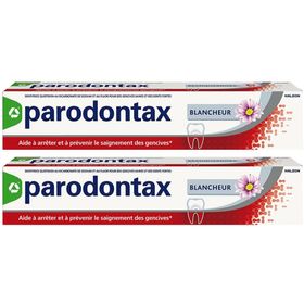 PARODONTAX BLANCHEUR DENTIFRICE - Dentifrice fluoré, soin blancheur.  - tube 75 ml x2