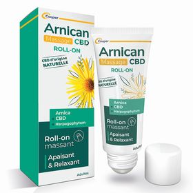 ARNICAN - NOUVEAU Roll on massant - Gel à base d'arnica et de CBD d'origine naturelle - Effet apaisant & relaxant - Roll on 50ml